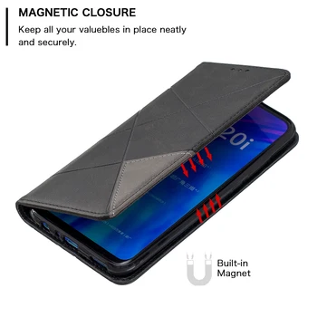 Aišku Atvejais P Smart Plus 2019 Korinio Flip Cover Hoesje sFor Huawei carcaso Mėgautis 9S Garbę 10i 20i 20 Lite Piniginės Flip Case