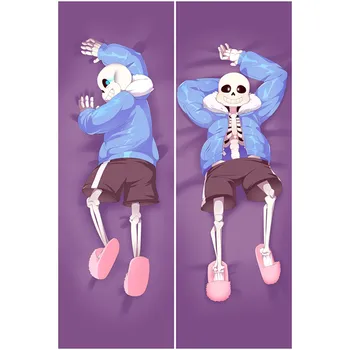 Anime Žaidimas Undertale Sans Dakimakura Skeletas Berniukas Hugging Kūno Pagalvė Padengti Patalynės Otaku Cosplay Užvalkalas Vyrų BL Dovana