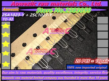 Aoweziic naujas importuotų originalus 2SA1023-Y 2SC1027-Y KTA1023-Y KTC1027-Y A1023 C1027 TO-92 galios triode ( 1 pora )