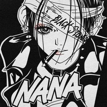 Asmenybės Manga Nana Osaki Marškinėliai Vyrams Harajuku Streetwear Marškinėlius Trumpas Rankovėmis Medvilnės marškinėliai Japonų Anime Tee Viršūnės