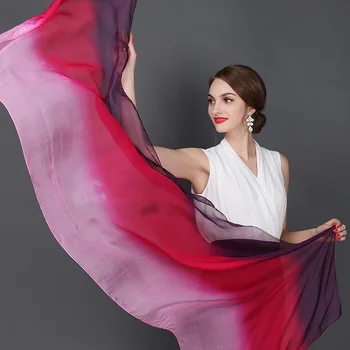 Aukštos kokybės mulberry šilko skara gamtos nekilnojamojo šilko Moterų Ilgi šalikai Skara Moterų hijab wrap vientisos spalvos 180x70CM