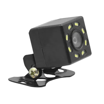 Automobilio Galinio vaizdo Kamera Universalios Atsarginės automobilių Stovėjimo 8 LED Naktinio Matymo Vandeniui 170 Platus Kampas, HD spalvotą Vaizdą