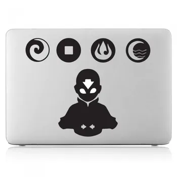 Avatar The Last Airbender Nešiojamas Lipdukas Lipdukas Apple MacBook Decal 13 Pro Oro Tinklainės 11 12 15 colių Mac Mi Paviršiaus Knygos Odos