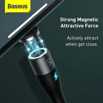 Baseus Magnetinis Įkroviklis, Micro USB 