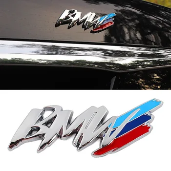 BMW m3, m5 1 3 4 5 serijos x1 x3 x5 M automobilių Stiliaus Kinijos ju modifikuoti sparno pusėje logotipas automobilių lipdukas apdailos reikmenys