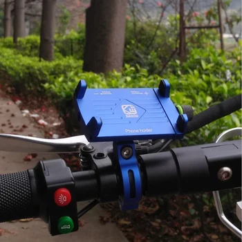 Buendeer Motociklo, Dviračio GPS Navigacijos Metalo Laikiklis Telefonas Stovi 360 Laipsnių Pasukti Už 4-6.5 Colių Mobiliojo Telefono Laikiklis