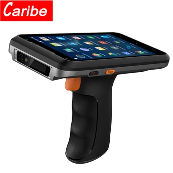 CARIBE PL-55L Rankena PDA Android 8.1 Barcode scanner 1D Lazerio 2D QR Kodą, Nešiojami Duomenų Surinkėjas Prietaisas su RANKENA