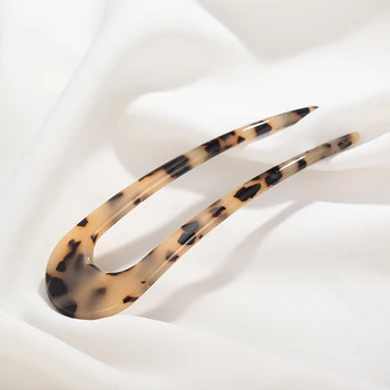 CHIMERA Klasikinis Leopardas Spausdinti Plaukų Lazdos Bun plaukų segtukai Retro Paprasta U-Formos Šukuosena, Plaukų Šakutės Įrašus Moterų Stiliaus Įrankių Priedai