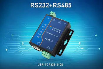 Cortex-M4 branduolio USR-TCP232-410s serijos prietaisai serveris RS232 & RS-485 SU Ethernet Auto-MIDX funkcija
