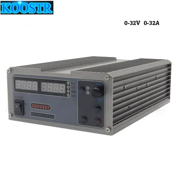 CPS-3232 Didelis efektyvumas Kompaktiškas, Reguliuojamas Skaitmeniniu DC Maitinimo 32V 32A OVP/OCP/OTP Laboratorijos Energijos Tiekimo ES AS Plug