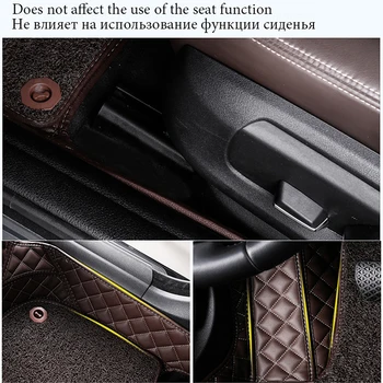 Custom Dvigubo sluoksnio automobilio grindų kilimėliai kia sportage rio 3 ceed siela optima sorento niro stinger sorento Visų modelių automobilių kilimėliai