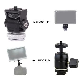 DF DSLR Kamera, Stabilizatorius, Gimbal Priedai Reguliuojamas Išsakant Magic Arm už Mikrofonas, vaizdo Kamera LCD Monitorius LED Šviesos