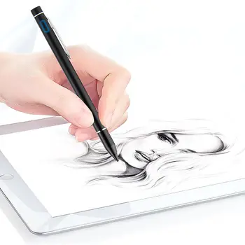 Didelio tikslumo 1.4 mm Aktyvus Pen Mokamas Capacitive Touch Pen kondensatorius Plunksna 