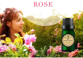 Dimollaure Gera Rožių eterinis Aliejus Odos Priežiūrai, Balina, Drėkina Anti-Senėjimo kvepalų lempos Aromaterapinis kūno masažas