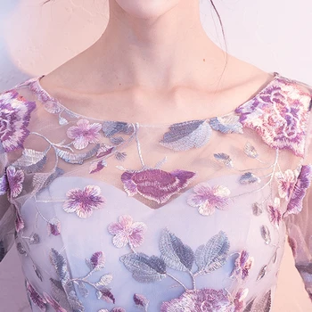 DongCMY Naujas Trumpas Oficialią Suknelės Gėlių Vestdios Nuotaka Elegantiškas Vestuvės Dress