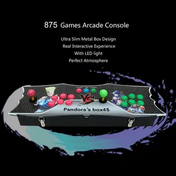 Ergonomiškas Dizainas 875 1 Klasikiniai Žaidimai Namo Multiplayer Arcade Žaidimų Konsolės Valdikliu Rinkinys, Nustatyti Dvigubo Kreiptuką Konsolės
