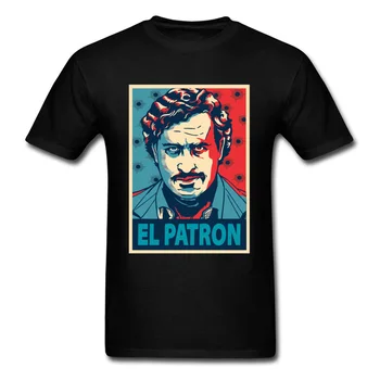 Escobar T-shirt Vyrai Marškinėlius Pablo Escobar Juodos spalvos sportinius Marškinėlius, uždirbti Pinigų Vyras Kolumbijos Marškinėlius Narkotikų magnatą Viršuje Tees Retro