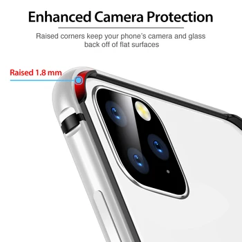 ESR Metalo Bamperis Telefono dėklas skirtas iPhone 11 Pro Max Padengti Prekės Apsauginio Skydo Rėmas su Minkštas Vidinis Atveju iPhone, Pro 11 11