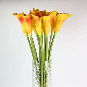 (EXTRA 10%OFF/2LOTS) 5 Vnt/Daug Didelio Dydžio Calla Lily Home/Vestuvių Papuošimas Nekilnojamojo Touch Gėlės Callas