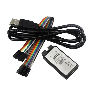 FPGA Logic Analyzer Derinimo Įrankis 24M 8CH Profesinės Matavimo Nešiojamas USB Powered Rankos Juoda Mini Duomenų Įkėlimo Mikrovaldiklių