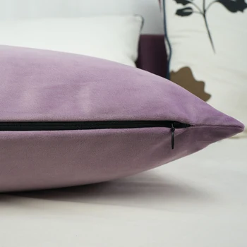 Fuksija Aksomo Pagalvės užvalkalą cojines decorativos para sofa Šviesiai violetinės spalvos pagalvėlė padengti Ne Balling-iki Juosmens Pagalvę Be Įdaro