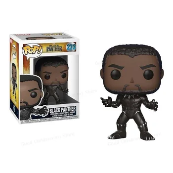Funko POP Black Panther Marvel Serijos Erik Killmonger Nakia #273 #277 #278 figūrėlių Kolekcija Modelis Žaislai, Dovanos Vaikams