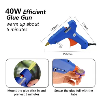 Furuix dent repair tools 40W klijų pistoletas traukiant tiltas dent removal įrankiai, automobilių kėbulo remonto įrankiai