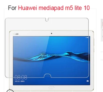 Grūdintas Stiklas Huawei Mediapad M5 Lite 10 BAH2-W09/L09/W19 10.1 colių Tablet Screen Protector, Grūdinto stiklo Apsauginė Plėvelė