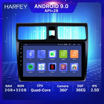 Harfey Automobilio Multimedijos Automobilių GPS Radijo 2005 M. 2006-2010 M. Suzuki Swift 10.1