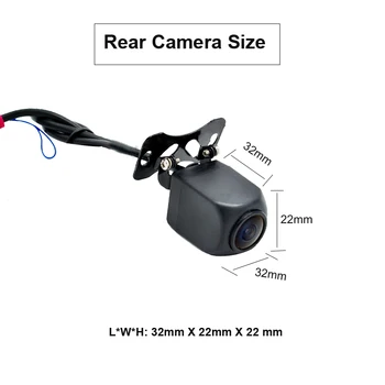 HD Naktinio Matymo galinio vaizdo kamera su 5.7 metrų kabelis+0.1 Lux transporto priemonės vaizdo kamera+IP67 atsparus Vandeniui atgal cam už Phisung 