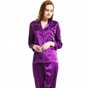 Hirigin Moterų Mergina Šilko Satino Pižama Nustatyti Pyjama Sleepwear naktiniai drabužiai Loungewear Homewear Atsitiktinis moterų drabužių S-XL minkštas