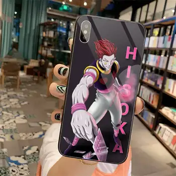 Hisoka Hunter x Anime Telefono dėklas Grūdintas stiklas iphone 5C 6 6S 7 8 plus X XS XR 11 PRO MAX