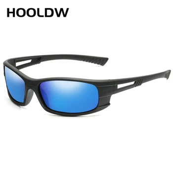 HOOLDW Prekės ženklo Dizainas Poliarizuoti Akiniai nuo saulės Vyrų Vairavimo Saulės akiniai Lauko Sporto Žvejybos Akinius UV400 Akiniai Oculos masculino