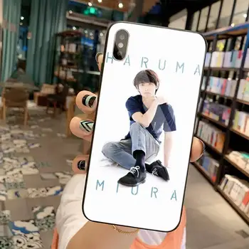 HUAGETOP Japonijos žvaigždė Miura Haruma Shell Telefono dėklas Grūdintas Stiklas iPhone 11 Pro XR XS MAX 8 X 7 6S 6 Plus SE 2020 atveju