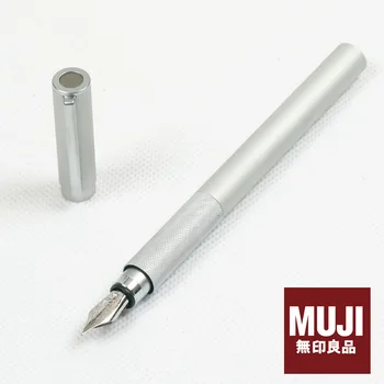 Japonijos originalus Muji aukštos kokybės aliuminio trumpas kišenė fontanas pen gelio rašiklis rašalo NEMOKAMAS pristatymas