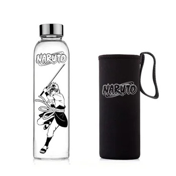 Japonų Anime Naruto Stiklo Taurės Sasuke Animacinių Filmų Pav Vandens Butelis Anime Aplink