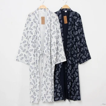 Japonų Kimono Yukata Moterų, Vyrų Ilgio Suknelė Kimono Unisex Cosplay Streetwear Vasaros Saulės Skraiste Spausdinti Atsitiktinis Viršutinių Drabužių Siuvimas