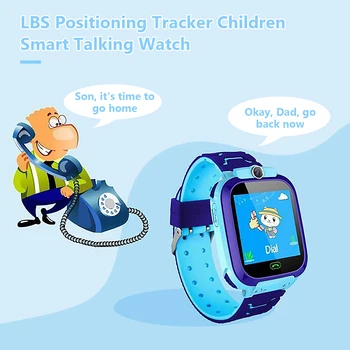 K12 Vaikai Smartwatch Vandeniui Telefonu Žiūrėti SOS Stabdžių Prarado Tracker Smart Watch Vaikų Dovanų