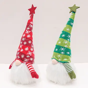 Kalėdinė Dekoracija Žėrintis Pliušinis Lėlės, Papuošalai Vaikų Dovanos Beveidis Rudolph Lėlės Kalėdinė Dekoracija