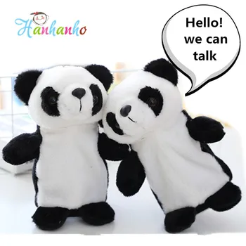 Kalėdų dovana Mielas Panda žaislas Kalbėti Panda Pav Naujas Švietimo Garso įrašymas Panda Elektroninių Įdaryti Pliušinis Žaislas