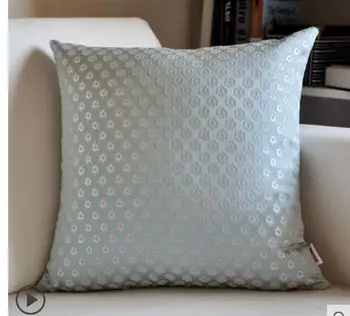 Klasikinės pilka jaquard pagalvėlė padengti sofa geometrinis juosmens pillwocase dekoratyvinis juosmens pagalvę padengti rinkinys, skirtas atlošas