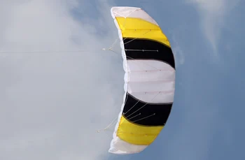 Lauko Įdomus Sporto Galios Dviguba Linija Stunt Parafoil Parašiutu Vaivorykštė Sportas Paplūdimyje Aitvaras Pradedantiesiems