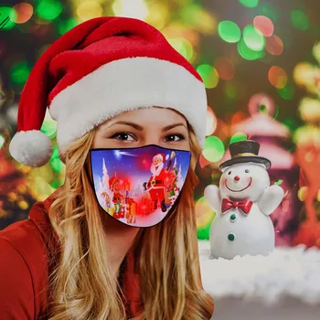 LED Kalėdų Maske Šviesą Kaukė Kalėdų Žiburiai Švytinčiomis Kaukėmis ir Vyrams, Ir Moterims Laimingų Naujųjų Metų Maske Žaislai Veidą nuo saulės