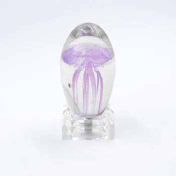 LED nakties šviesos jellyfish šviesos 3D Medūzos lempos Baby vaikų lampara Kristalų Žuvis, Jūros Gyvūnų Žibintus, Namų Puošybai
