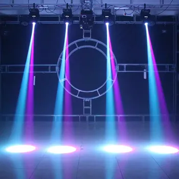 LED Spot 60W Juda Žibintas Gobo/Modelio Sukimas Rankinis Fokusavimas Su DMX Valdytojas Projektorius Dj Disco Scenos Apšvietimas