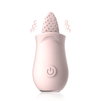 Liežuvio Vibratorius Klitorio Stimuliacijos G-Spot Massager 10 Vibracijos Režimai Minkšto Silikono Aukšto Dažnio Suaugusiųjų Sekso Žaislai Moterims