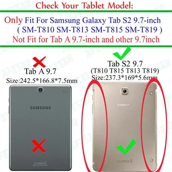 Minkštas Silicio TPU Case For Samsung Galaxy Tab S2 9.7 T810 T813 T815 T819 Tablečių Coque Fundas Padengti+apsauginės plėvelės+rašiklis