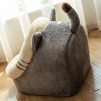 Naminių kačių lova krepšelį Namo Patalpų universalūs mažų šunų veislynas lankstymo katė urvas mielas miega kilimėlis atsparus vandeniui žiemą šiltas prekes