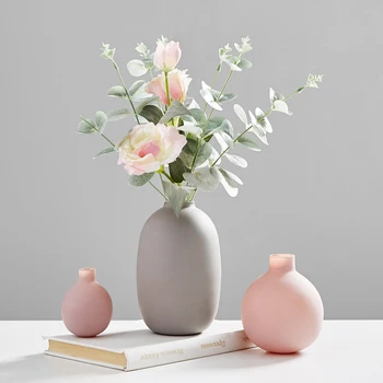Namų Dekoro Priedai Modernus Gėlių Vazos, Vazos Gėlėms Keramikos Vaza Mažas Kambarį Apdaila Biuro Apdailos