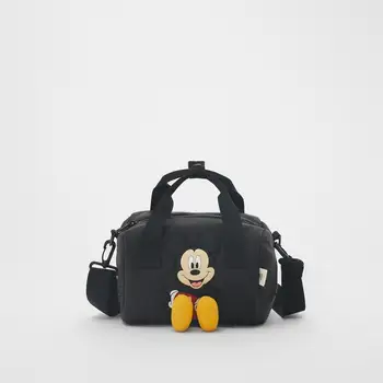 Naujas Disney Mickey Minnie Moters rankinėje vaikų saugojimo pečių maišą girls cartoon Mickey mouse boulingo maišą Kalėdinės Dovanos